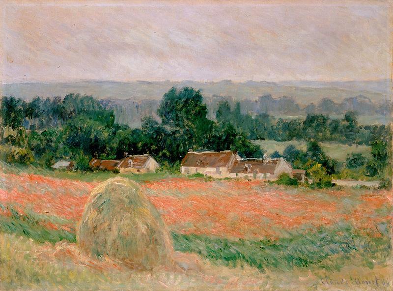 Claude Monet Haystack at Giverny Spain oil painting art
